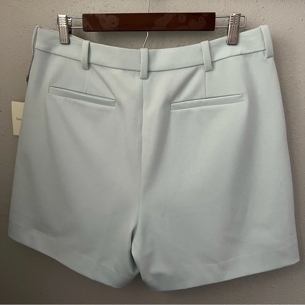 Favorite Daughter The Agnes Shorts In Pastel Blue Size 12 New - Picture 4 of 10